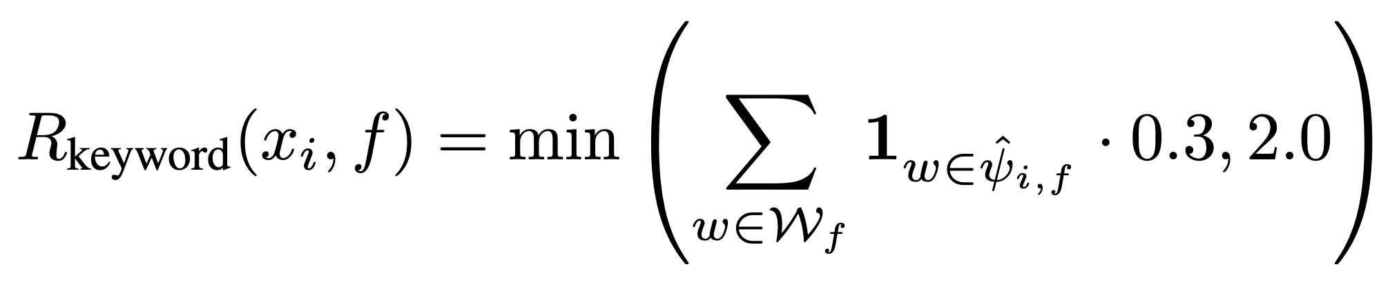 Keyword reward for framework-specific reasoning cues